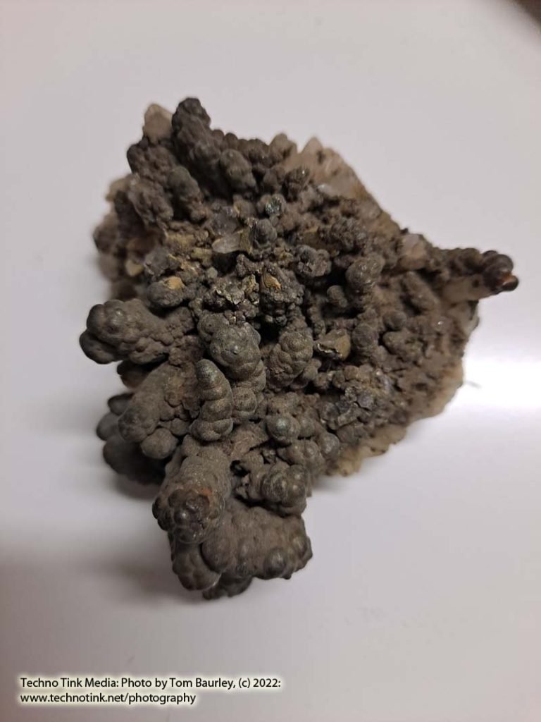 Medium Goethite on Quartz mineral specimen