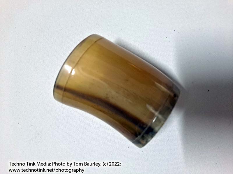 Small Amber Tan Mead Drinking Cup 3x2.5x2.5 - Image 7