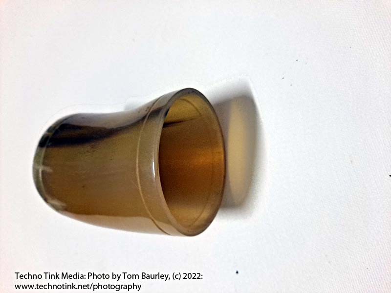 Small Amber Tan Mead Drinking Cup 3x2.5x2.5 - Image 9