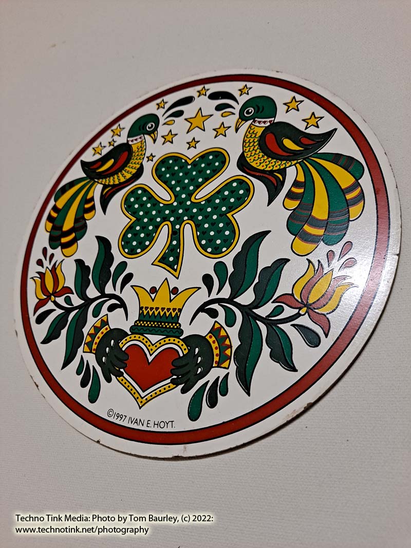 Used Small Dutch Hex Sign: Irish - Hoyt - Image 5