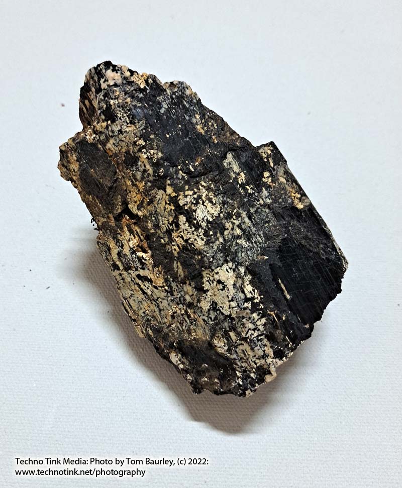 Large Black Tourmaline Raw Chunk - Image 2