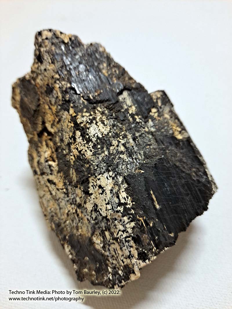Large Black Tourmaline Raw Chunk - Image 3