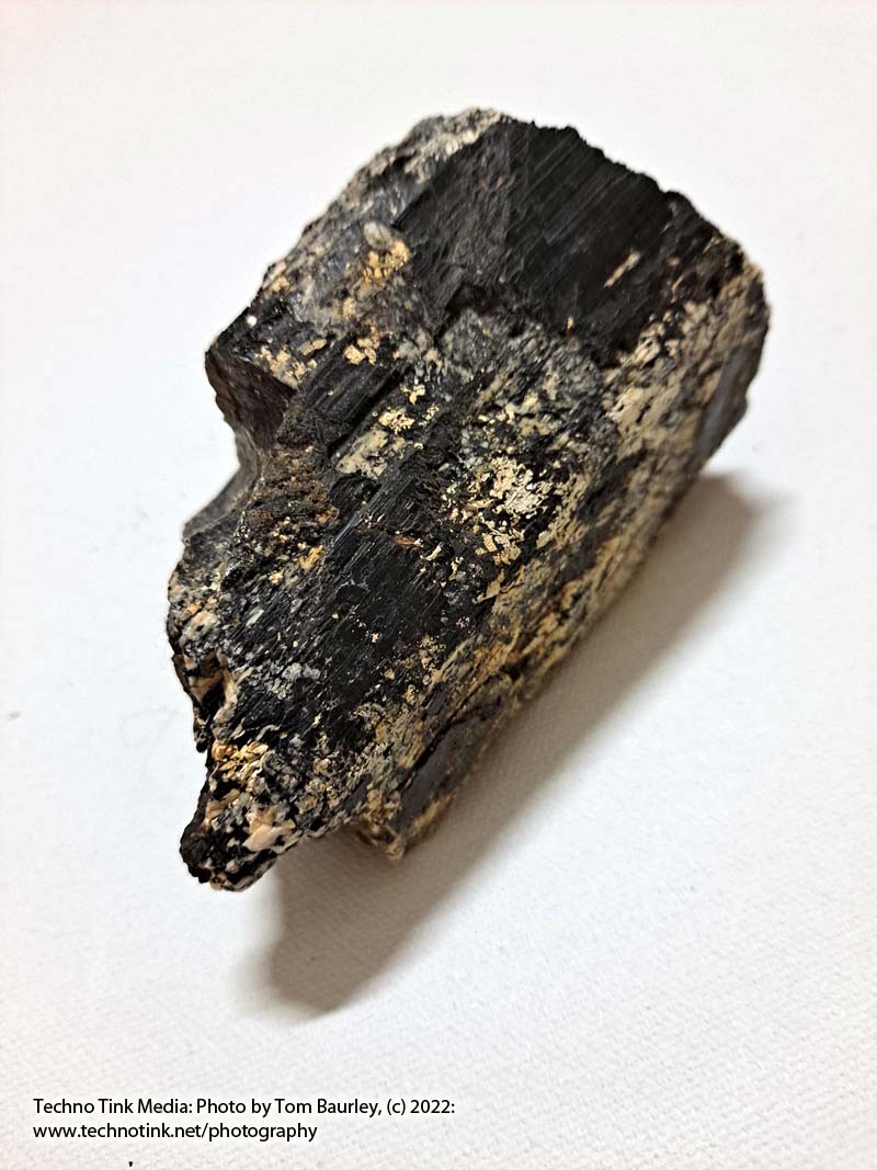 Large Black Tourmaline Raw Chunk - Image 8