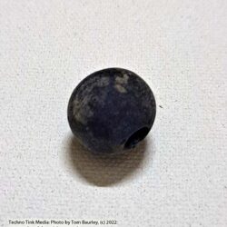 Viking Grave Glass Beads - Replica, Dark Blue Oval