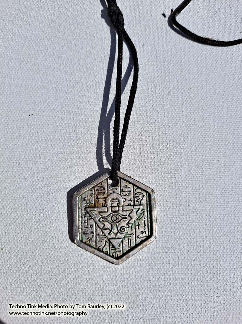 Egyptian Eye Pendant with symbols