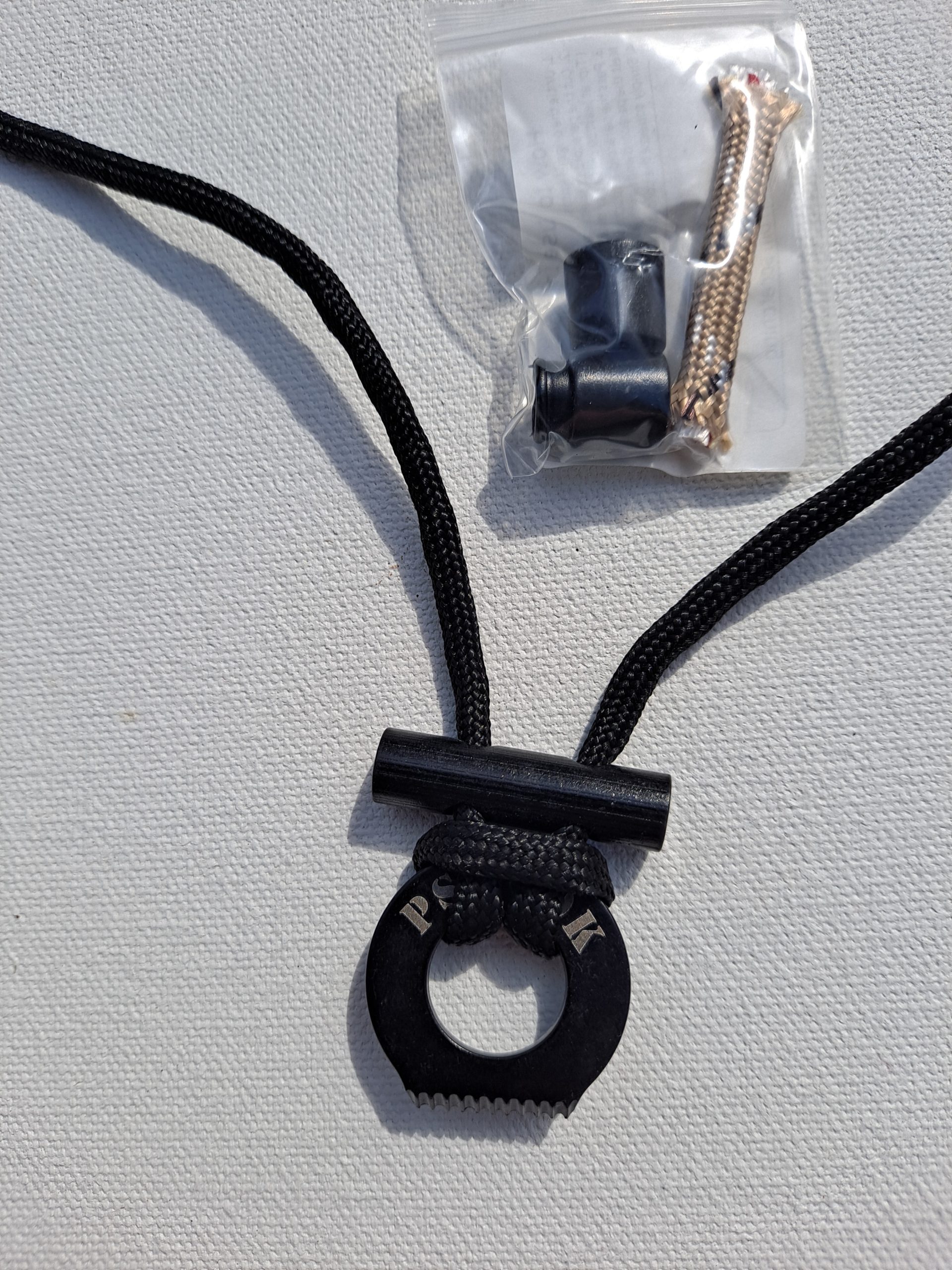 PSKOOK Fire Starter Necklace survival gear