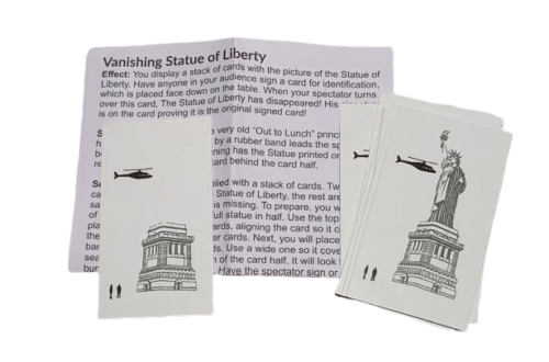 Vanishing Statue of Liberty Card Trick - Image 4
