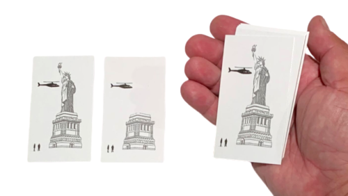 Vanishing Statue of Liberty Card Trick