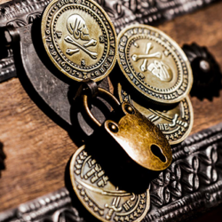 Pirate Coin (Dollar) by Ellusionist -Trick