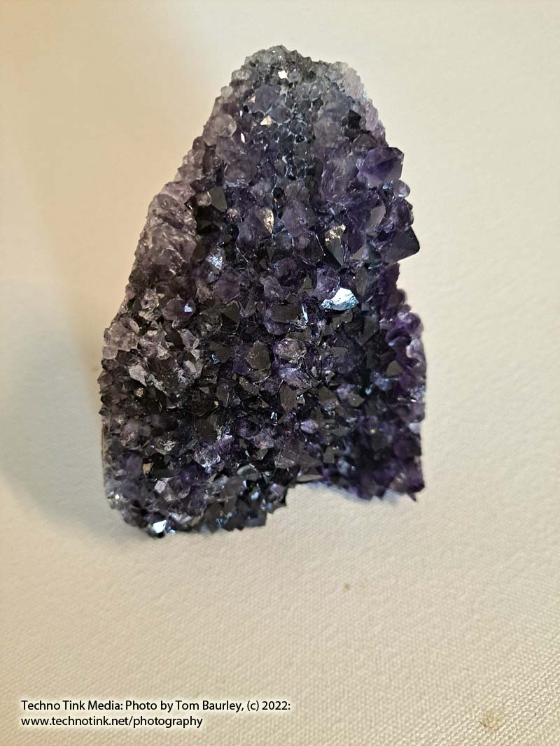Medium Cut 4.25"x 3" Amethyst Crystal with Smooth cut sides - Image 3