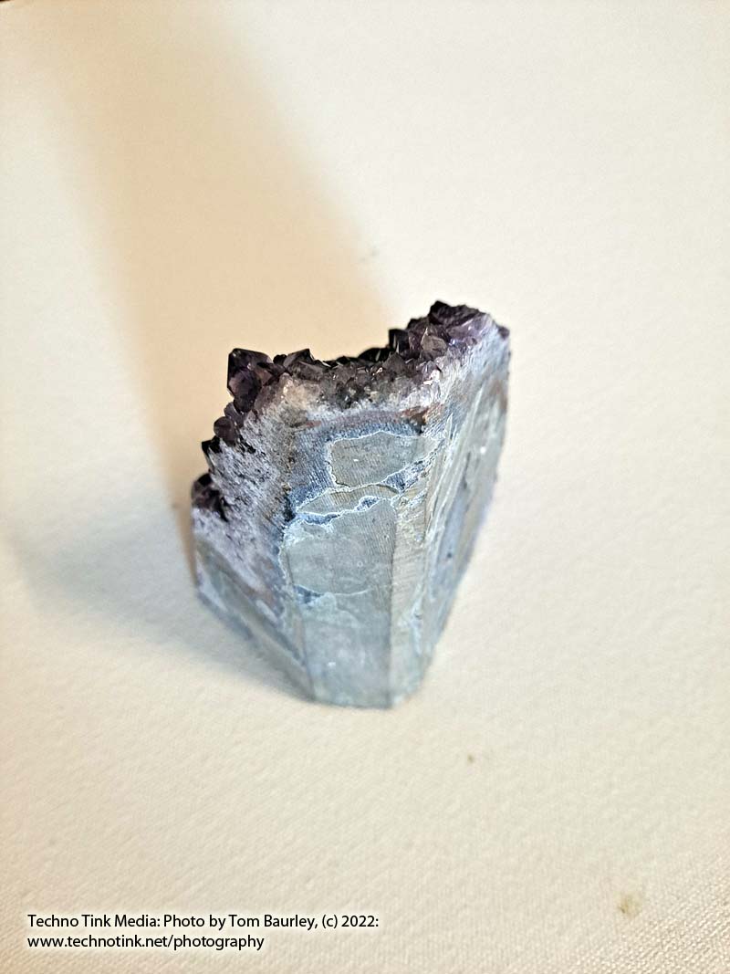 Medium Cut 4.25"x 3" Amethyst Crystal with Smooth cut sides - Image 5