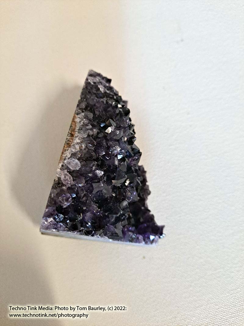 Medium Cut 4.25"x 3" Amethyst Crystal with Smooth cut sides - Image 7