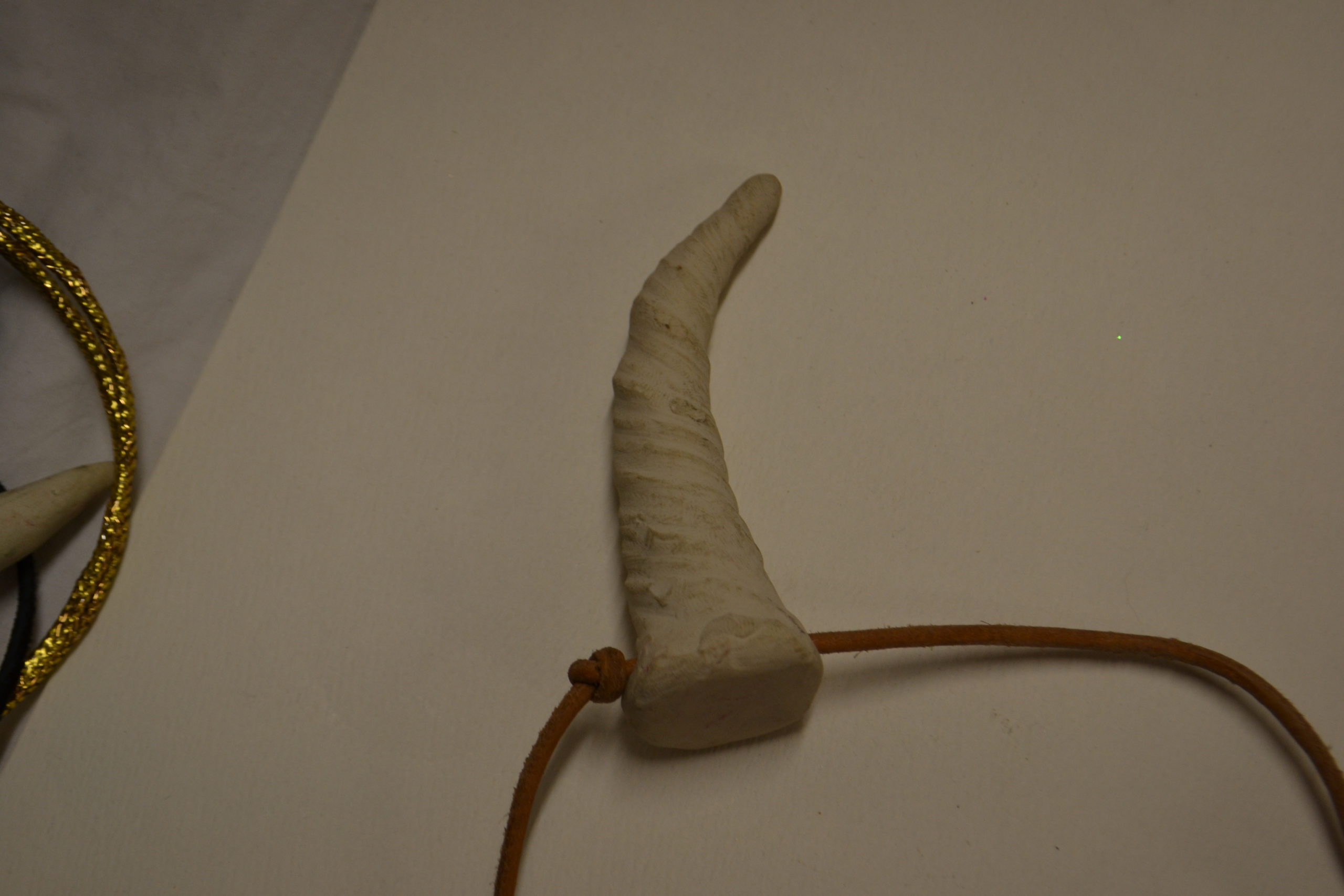 Unpainted Large sized twisted costume horns - Image 6