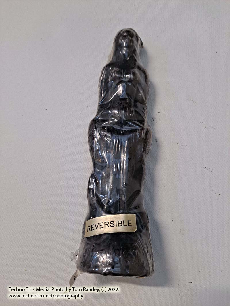Spell Candle - Female Figurine, Black - 7.5x2x2