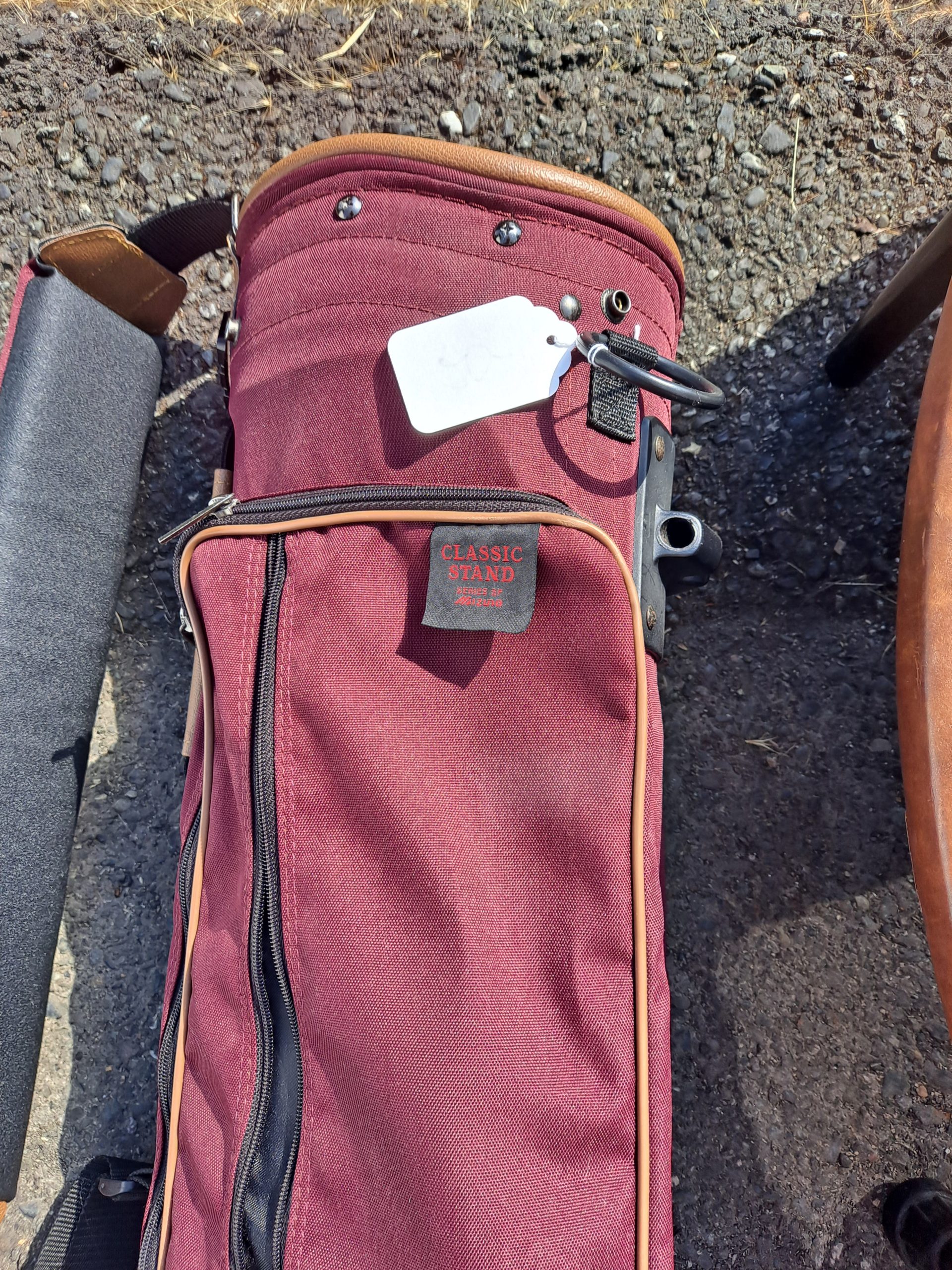Classic Stand Series SF Mizuno Maroon Golf Bag 34"x8.5"x8.5" - Image 3