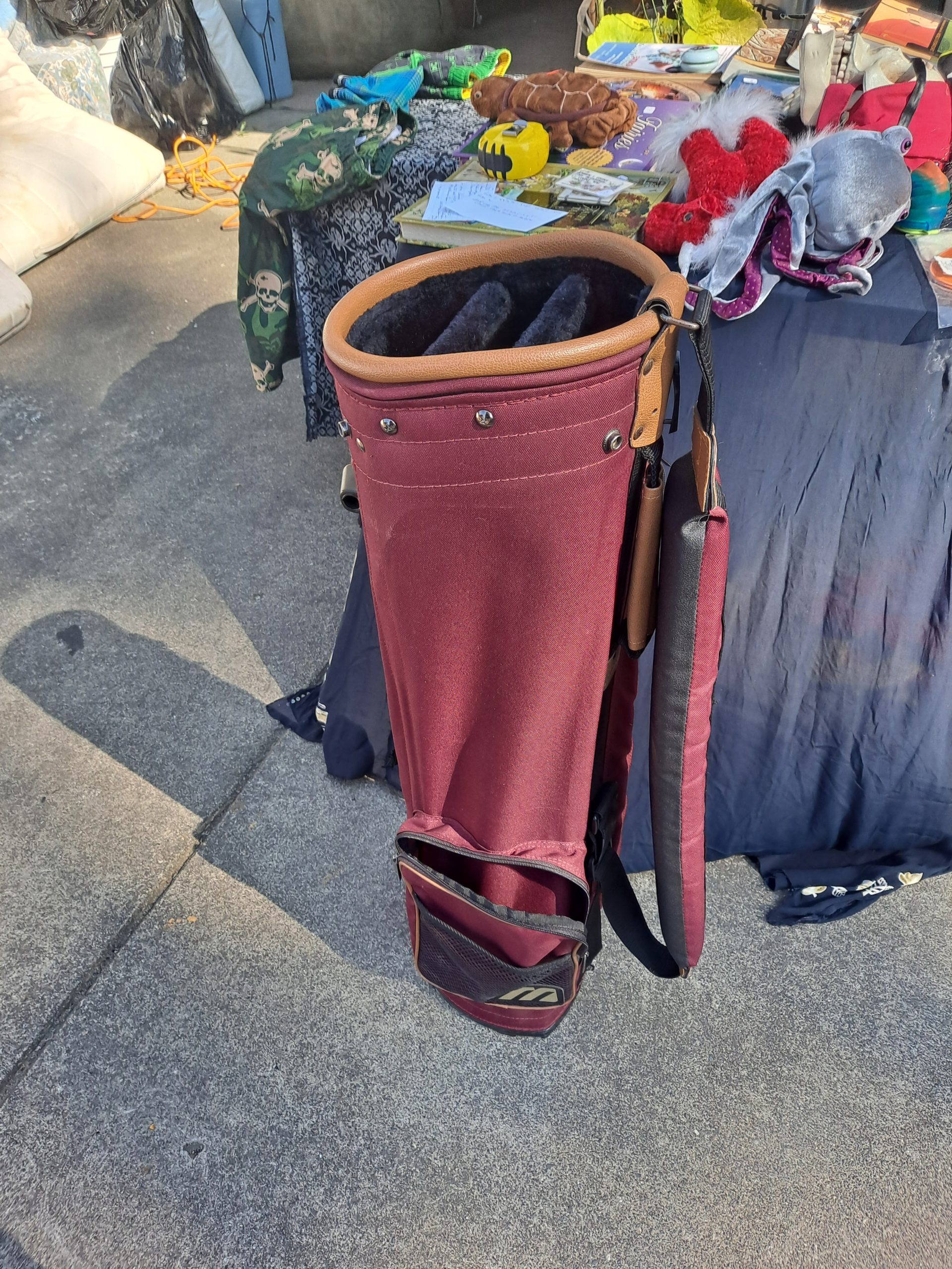 Classic Stand Series SF Mizuno Maroon Golf Bag 34"x8.5"x8.5" - Image 9