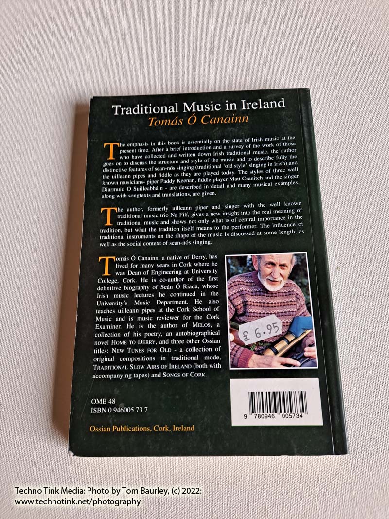 Traditional Music in Ireland by Tomas O Canainn - Used - Image 3