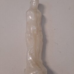 Spell Candle, male Figurine, White 7.5x2x2