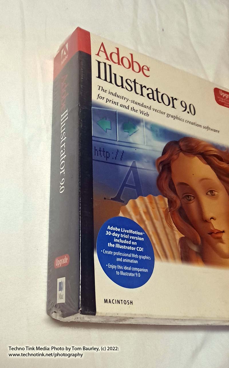 Adobe Illustrator Version 9 Upgrade for Macintosh, Unopened Box Pack - Image 4