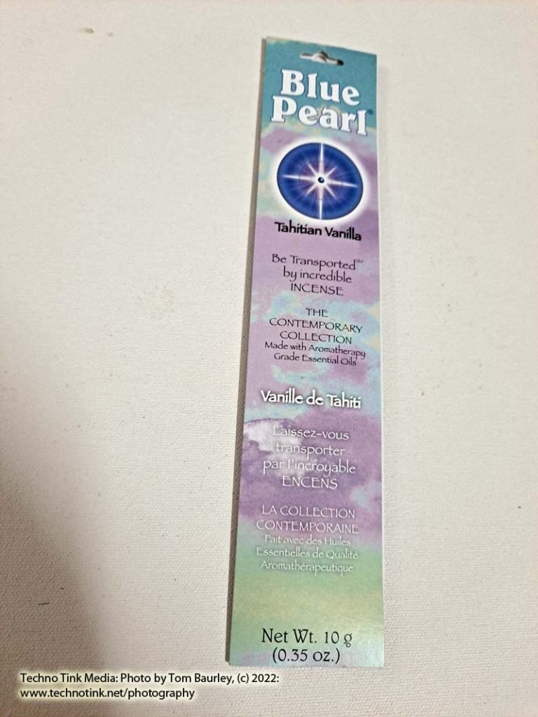 Blue Pearl Tahitian Vanilla Stick Incense 10g