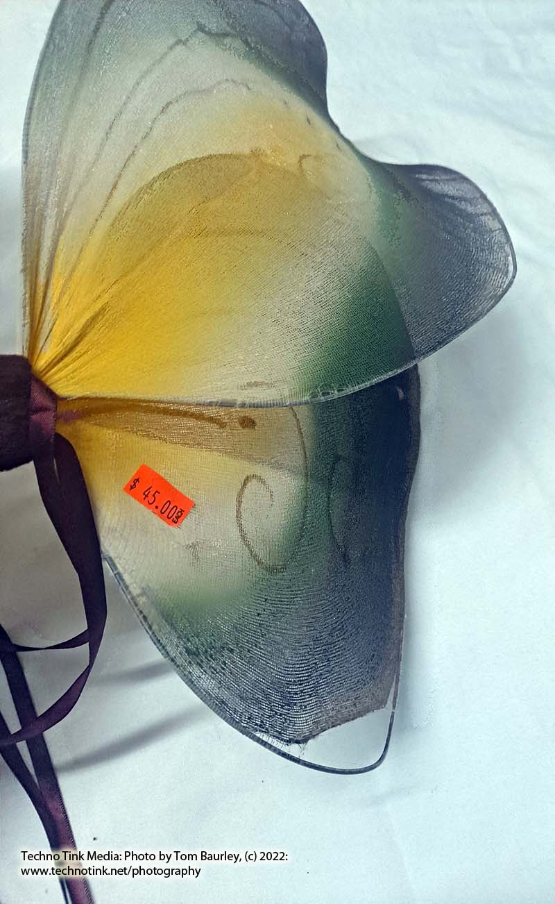 Purple-Green-Yellow Flower Fairy Wings 16"x16"x6" - Image 14