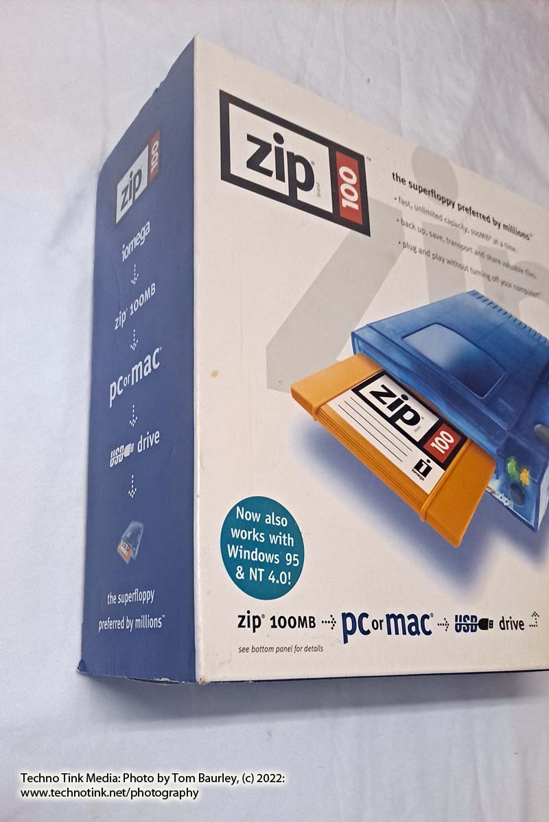 Iomega Zip 100 External Drive USB for PC w/ Original Box - Image 4
