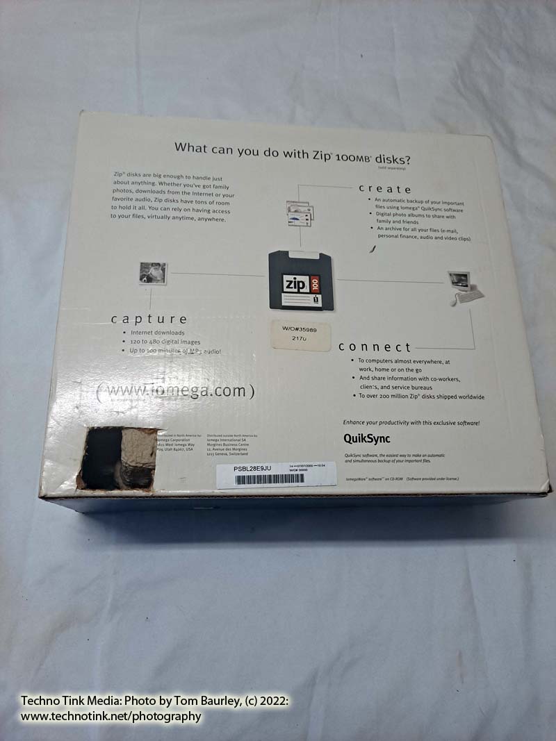 Iomega Zip 100 External Drive USB for PC w/ Original Box - Image 7