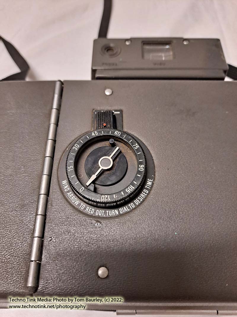Vintage 430 Polaroid Automatic Land Camera with Flash and manual card - Image 6