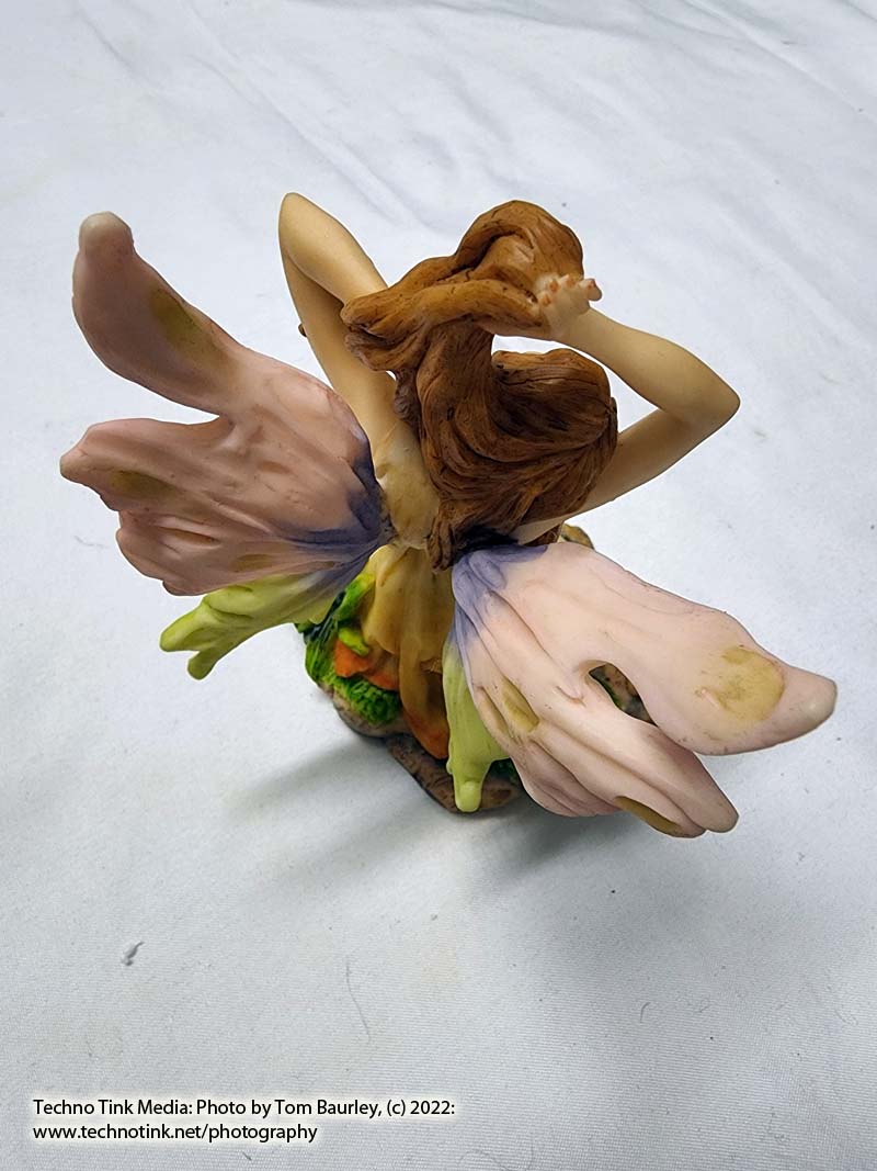 Summit Collection Seated Fairy Girl Playing with Hair Figurine - Image 4