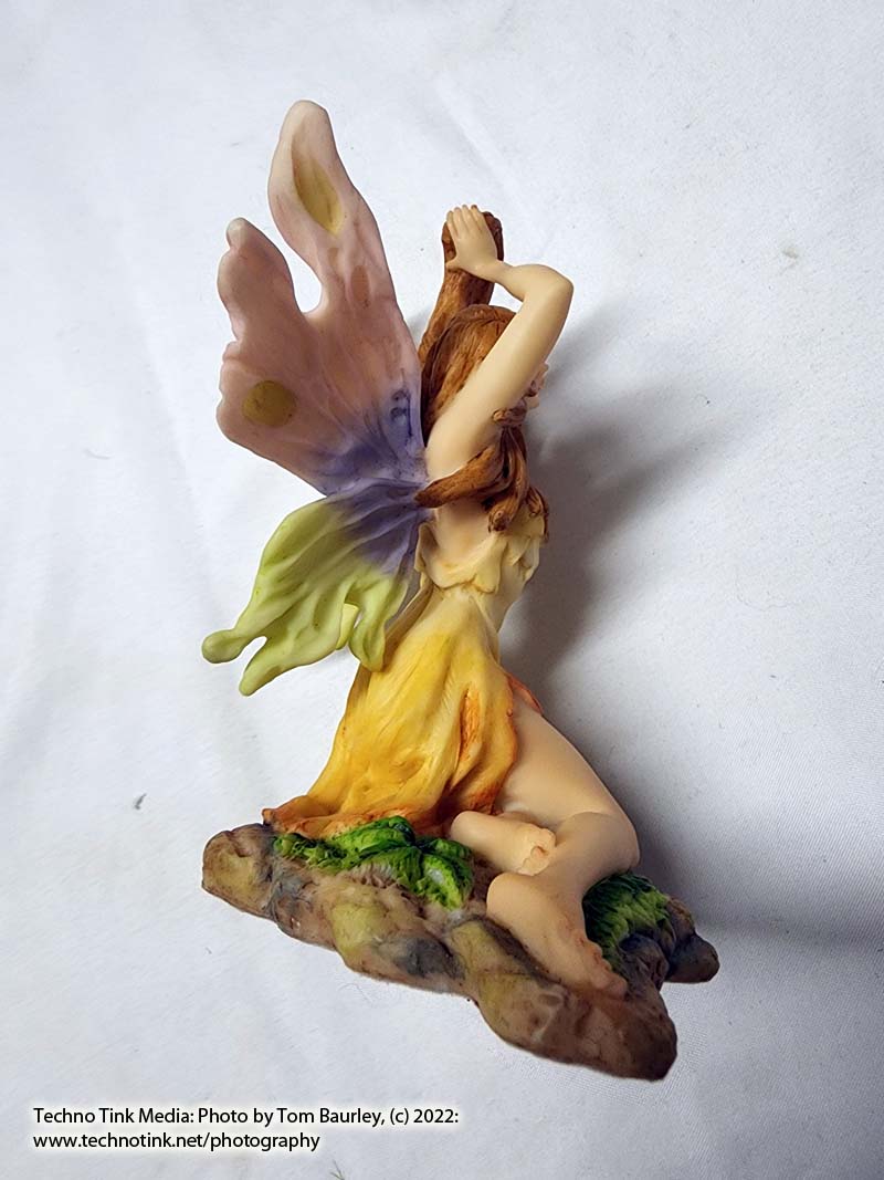 Summit Collection Seated Fairy Girl Playing with Hair Figurine - Image 7