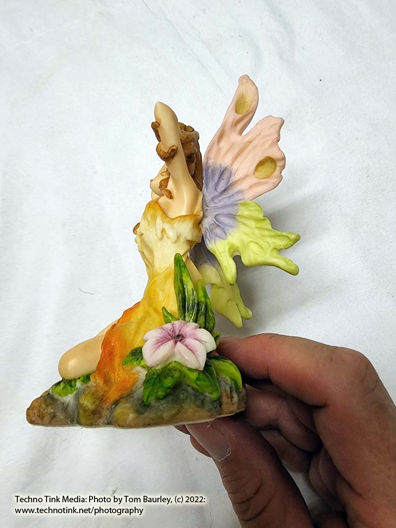 Summit Collection Seated Fairy Girl Playing with Hair Figurine - Image 9