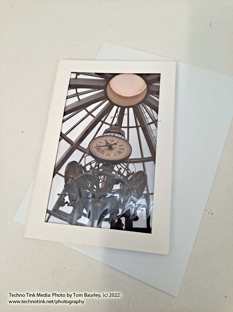 Steam Punk Clock Rathmines Dublin Photo Card by Tom Baurley - Image 10