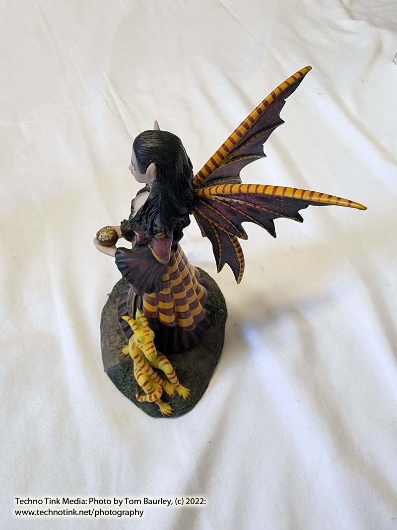 Amy Brown Dark Fae Figurine with Mini Dragon - Image 5