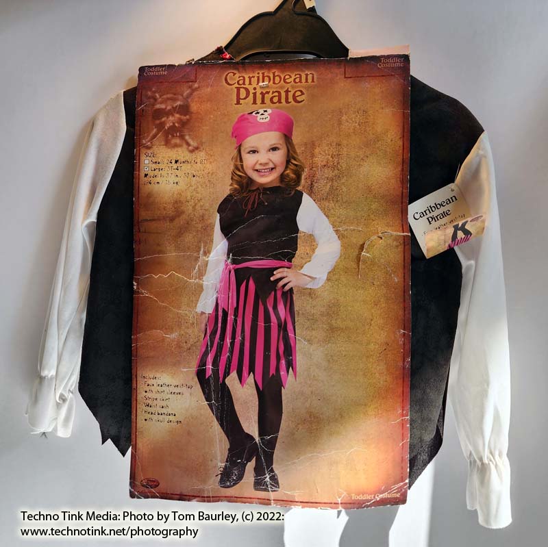 New Large Toddler 3T-4T Carribean Pirate Costume - Image 3