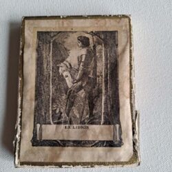 EX LIBRIS BOY AND HORSE BOOKPLATE TAG