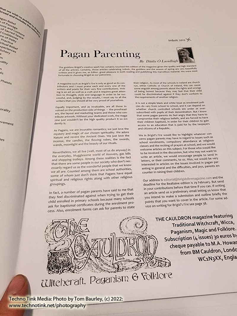 Brigid's Fire Ireland's Pagan Magazine Issue 9 Imbolc 2012 - Image 9