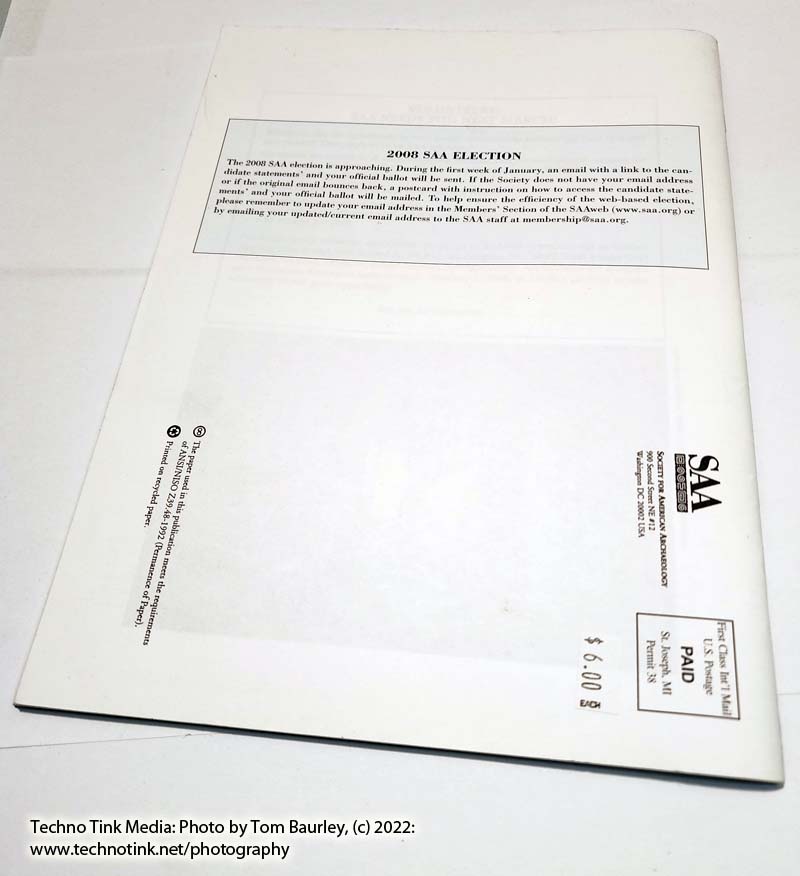 The SAA Archaeological Record, November 2007, Vol 7, Number 5 - Image 7