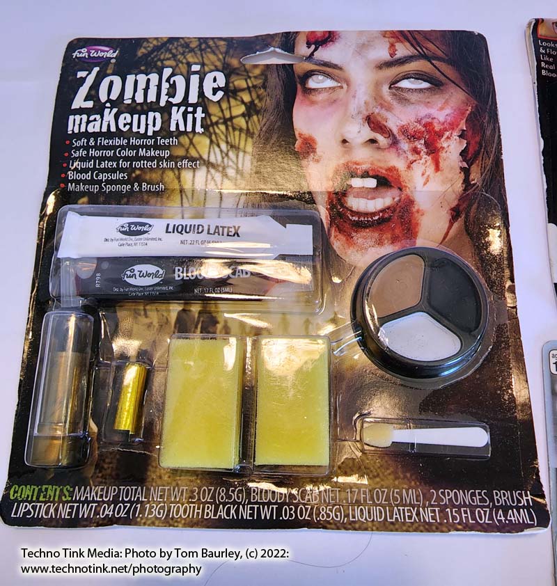 Custom Chest Wound Zombie Make-up Kit compiled by Techno Tink Treasures - Image 2
