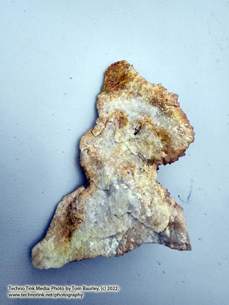 Medium sized Quart Crystal Chunk with Fluorite crystal approx 4x2x1.5 inches, 3.1 oz - Image 6