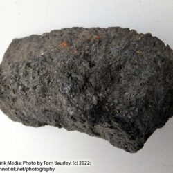 Small chunk of Stibnite - approx 2.75 x 1.5 x 1 inches, 3.8 oz