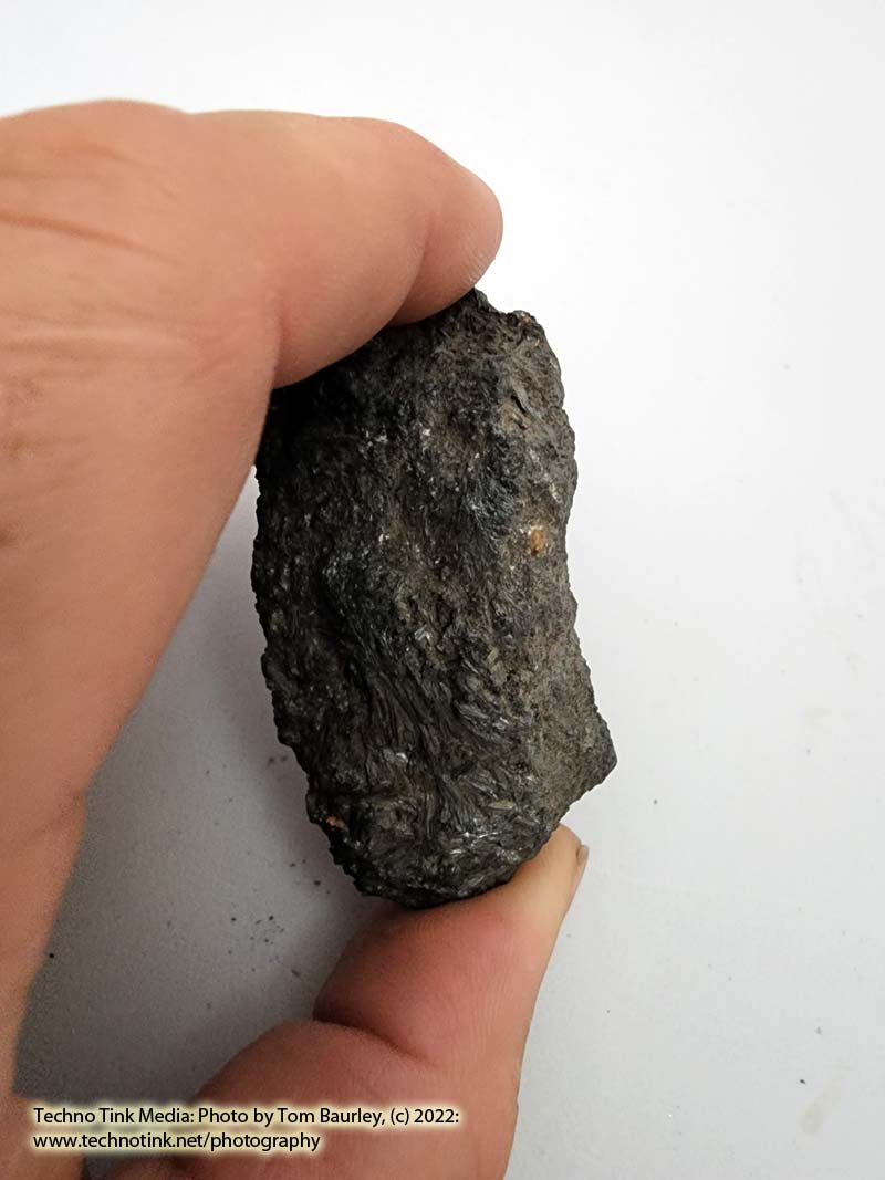 Small chunk of Stibnite - approx 2.75 x 1.5 x 1 inches, 3.8 oz - Image 9