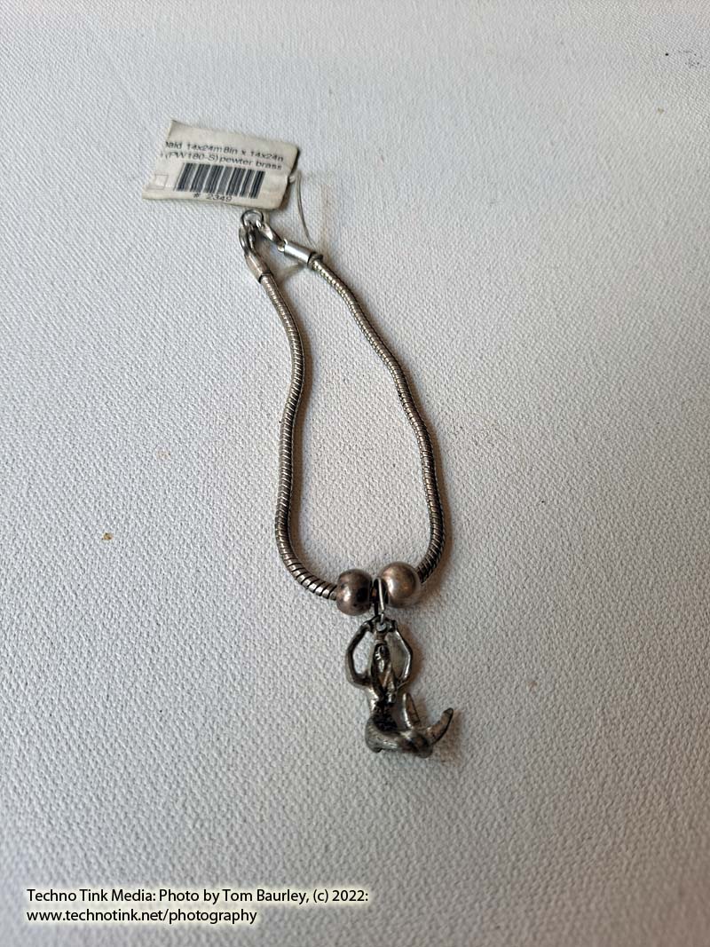 Silver Mermaid Pendant Bracelet