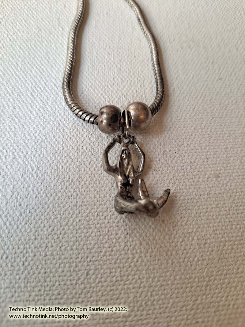 Silver Mermaid Pendant Bracelet - Image 4