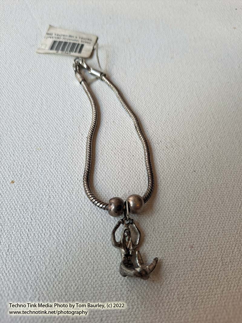 Silver Mermaid Pendant Bracelet - Image 5