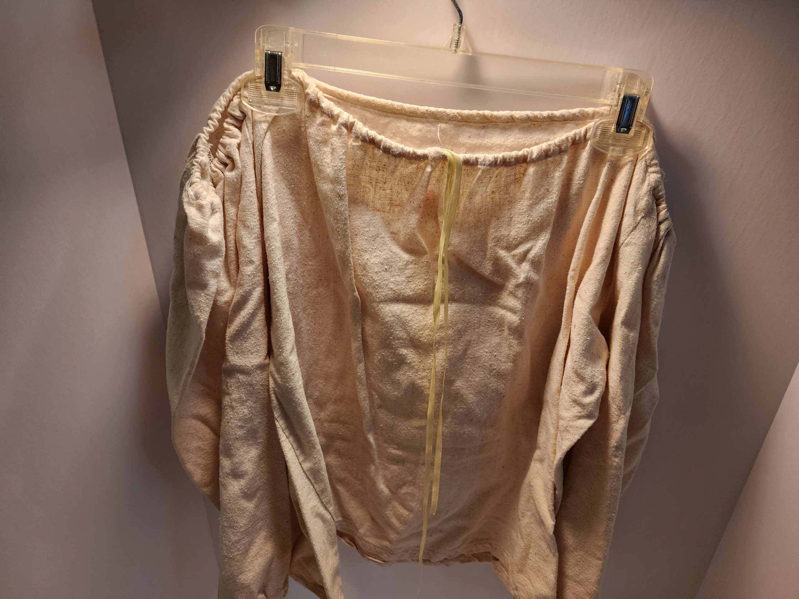 Antique-off white Medium Peasant Blouse - Image 5