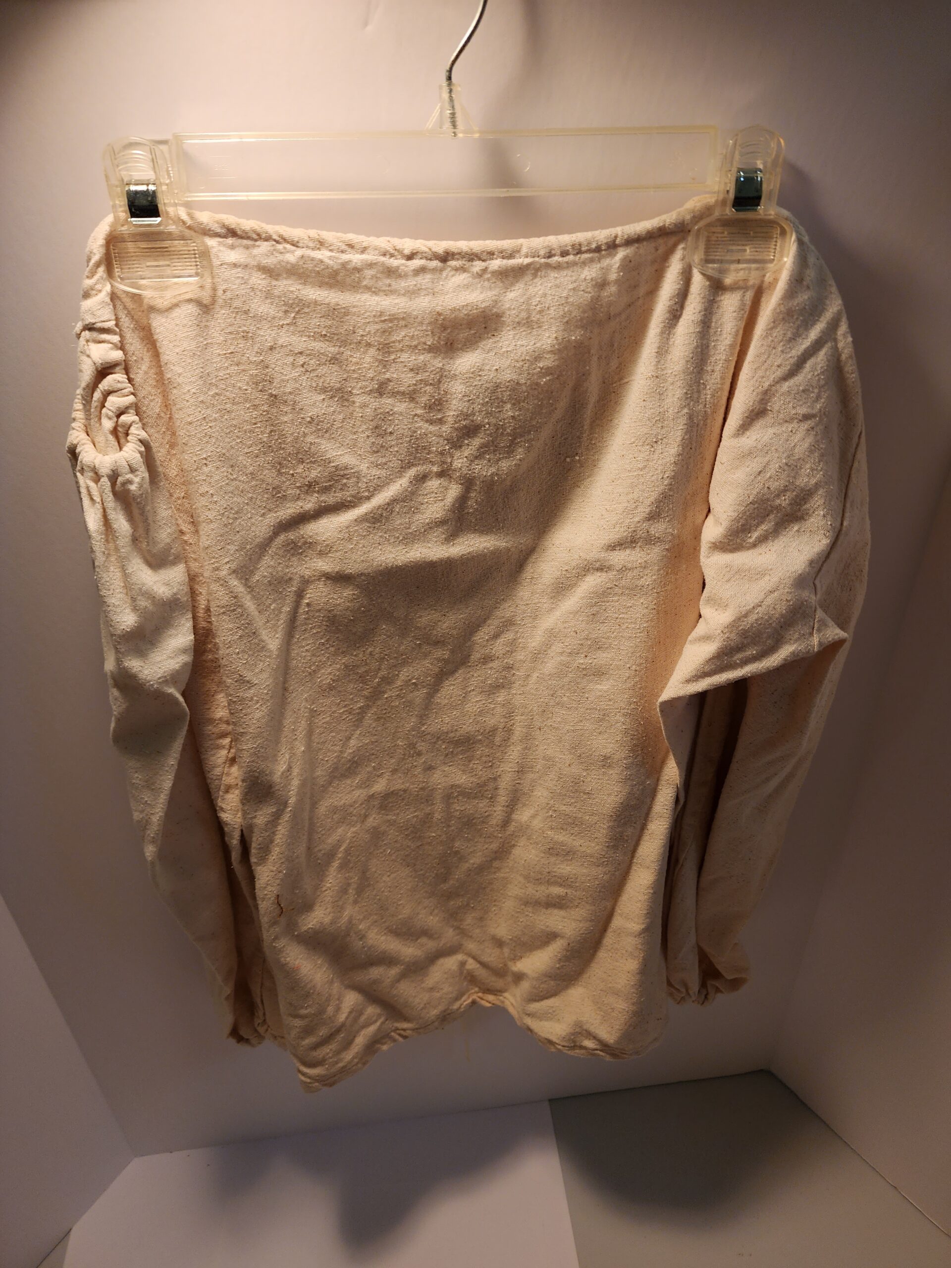 Antique-off white Medium Peasant Blouse - Image 6