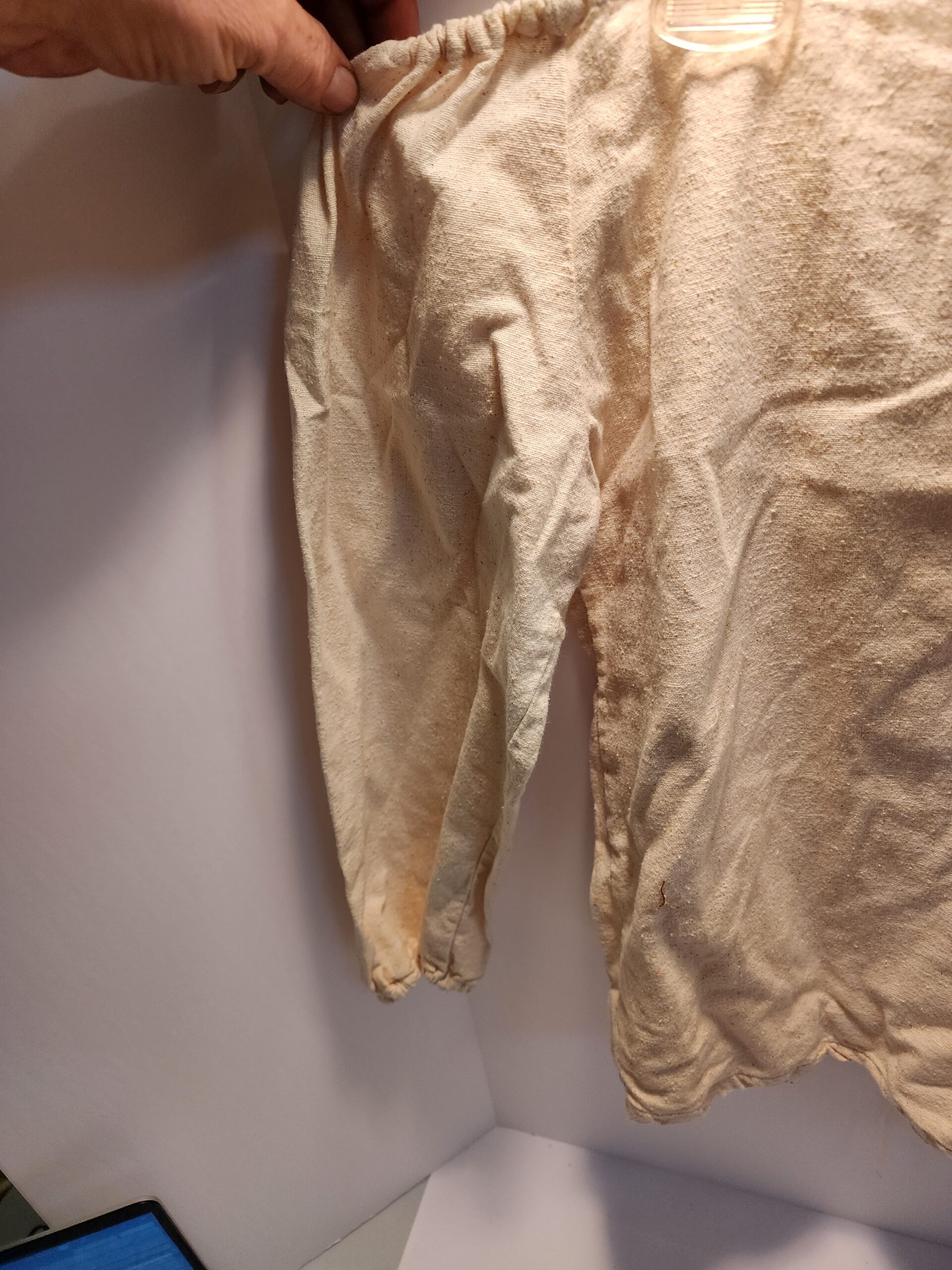 Antique-off white Medium Peasant Blouse - Image 7