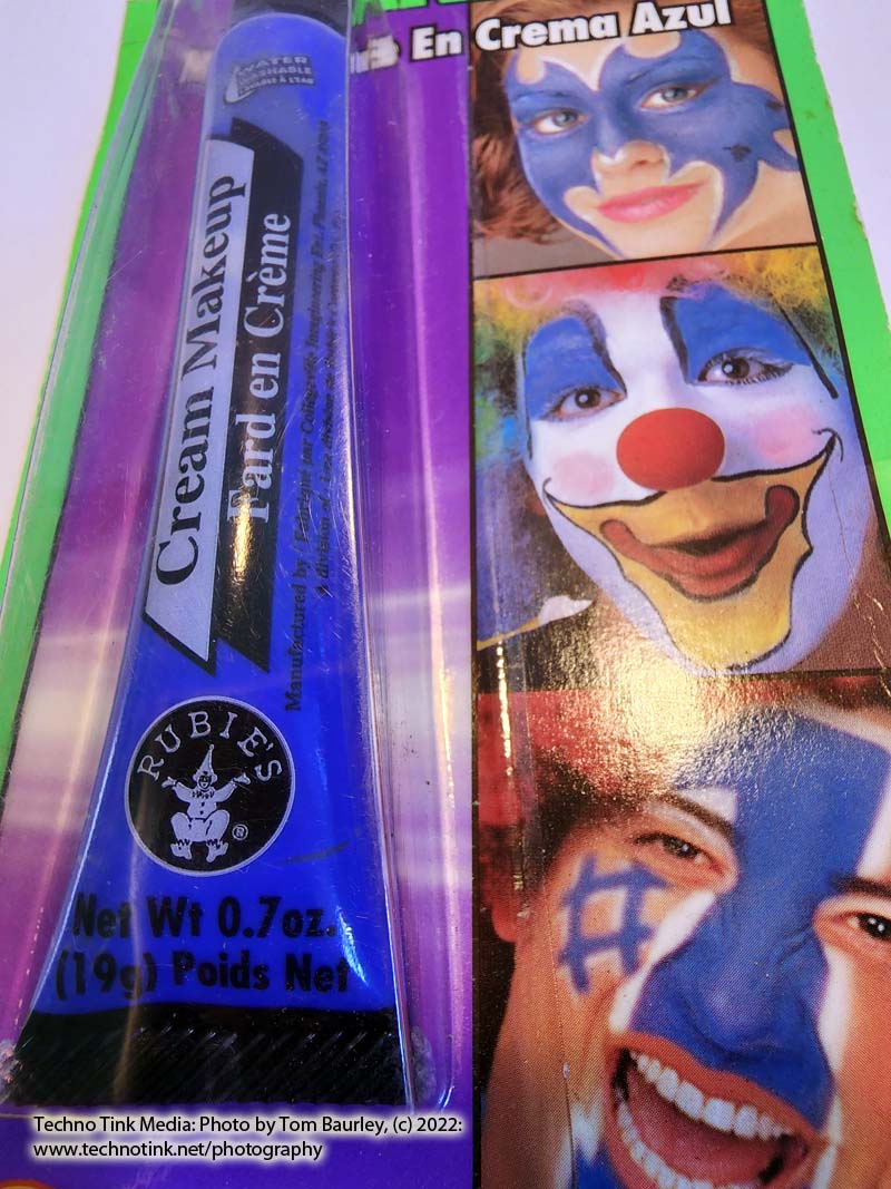 Rubies Blue Cream Makeup .7 oz tube
