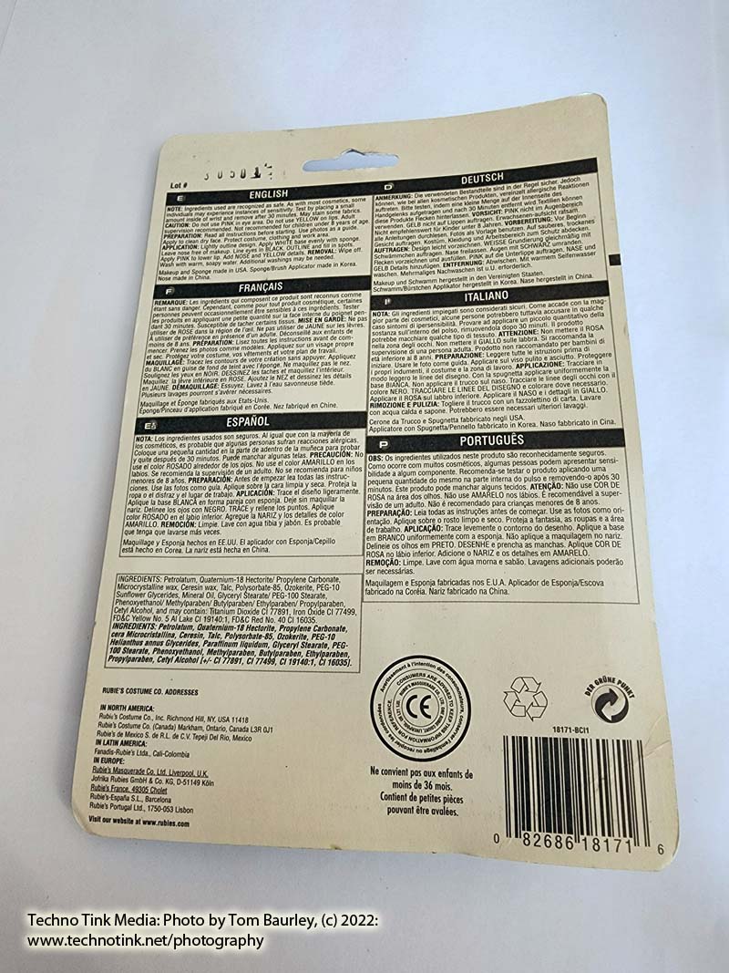 Rubies Cow Makeup Kit - Image 5