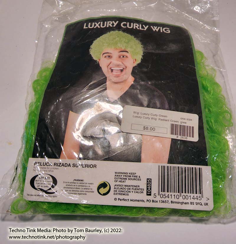 Bright Green Luxury Curly Wig - Image 2